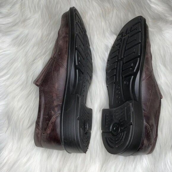 ECCO Helsinki Classic Bike Toe Loafer Sz - Picture 9 of 11